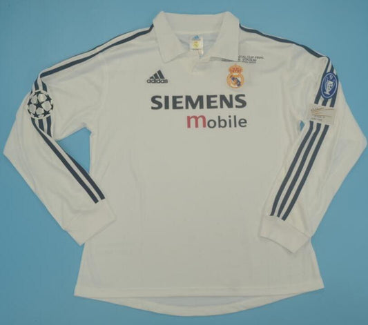 Real Madrid - 2002 Home Long Sleeve