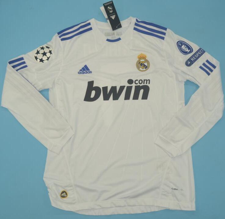 Real Madrid - 2010/11 Home Long Sleeve